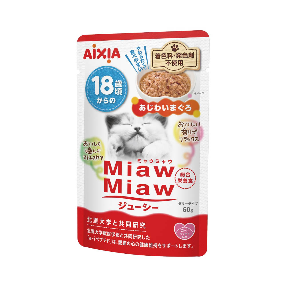 MiawMiaw ジューシー 18歳頃からのあじわいまぐろ 60g