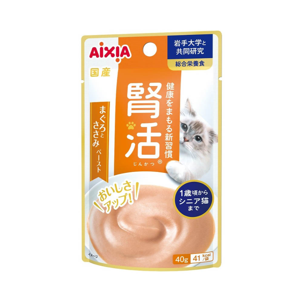 腎活 まぐろとささみペースト 40g