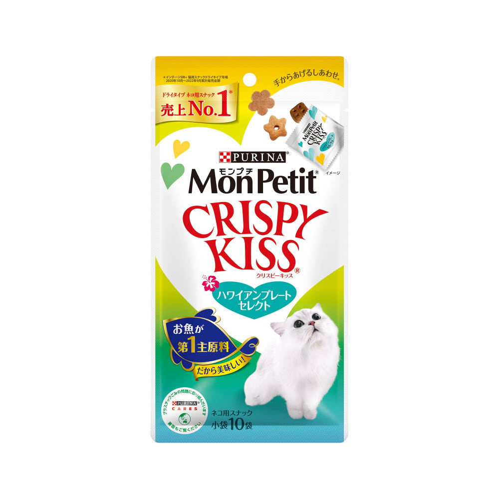 モンプチ クリスピーキッス ハワイアンプレートセレクト30g