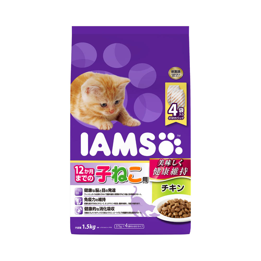 アイムス 12か月までの子ねこ用チキン1.5kg