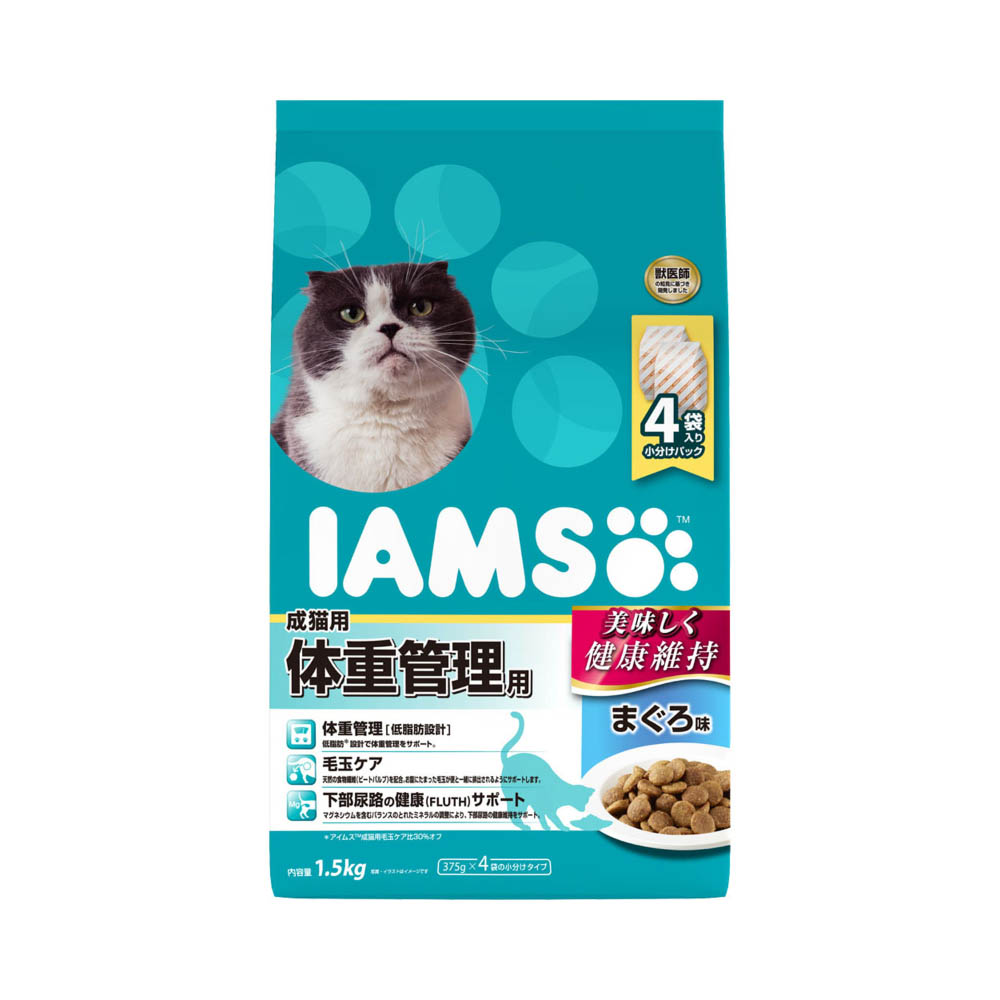 アイムス 成猫用体重管理用まぐろ味1.5kg