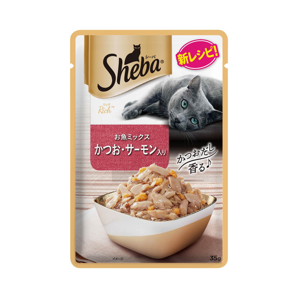 シーバ リッチ お魚ミックスかつお・サーモン入り35g