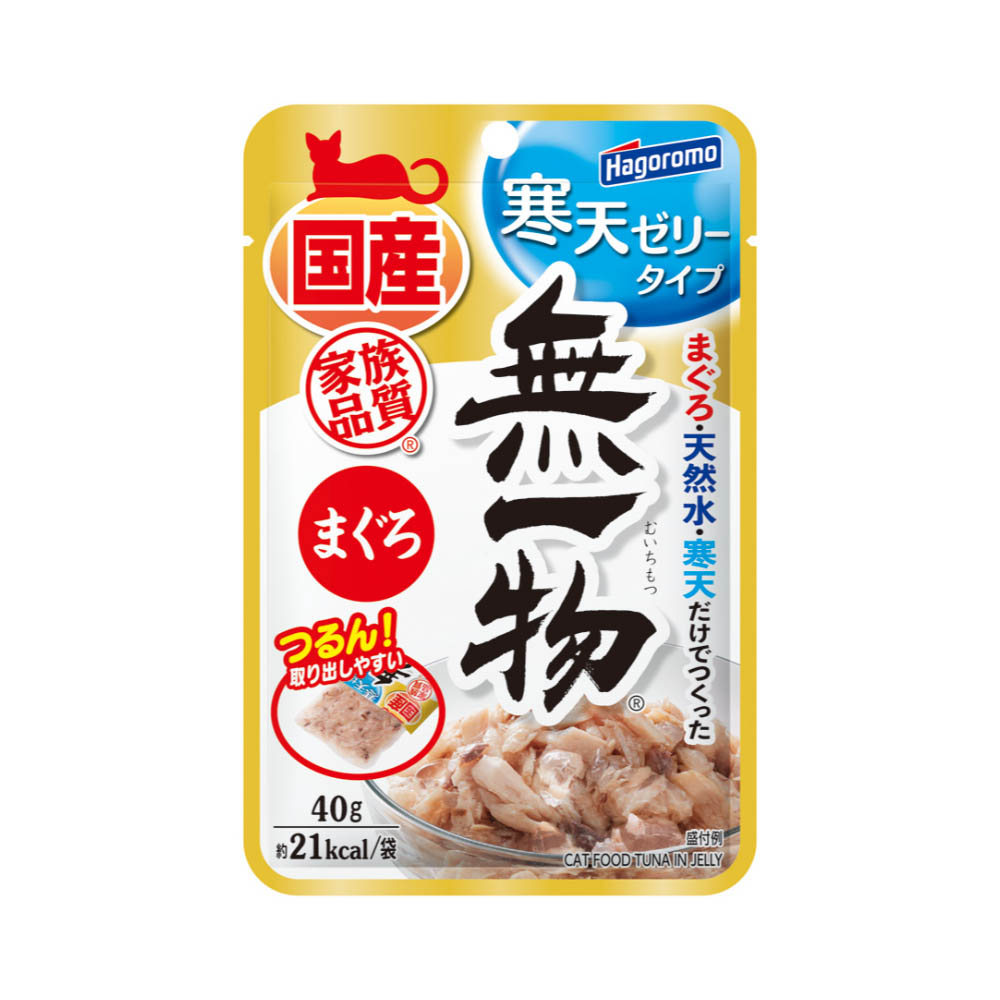 はごろもフーズ　無一物パウチ寒天ゼリーまぐろ40g