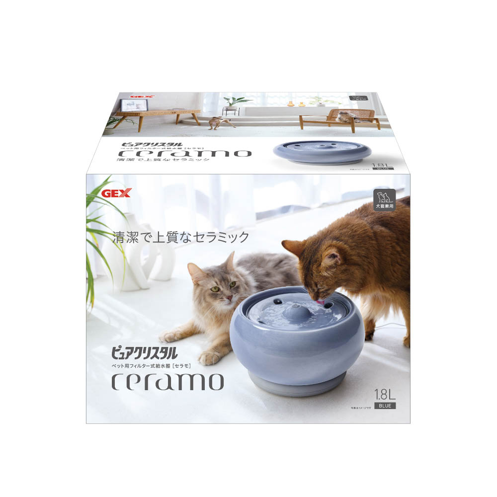 ジェックス　ピュアクリスタル　セラモ　ブルー　1.8L