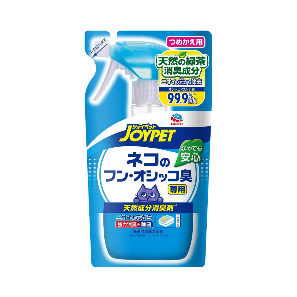 ジョイペット 天然成分消臭剤 ネコのフン・オシッコ臭専用詰替 240ML