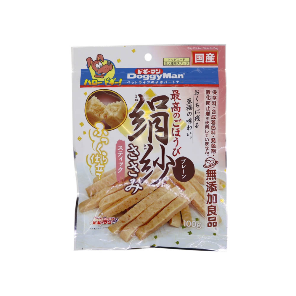 ドギーマン 絹紗スティックプレーン100g