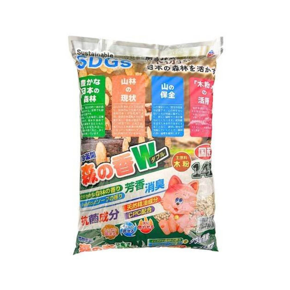 猫砂楽園　森の香Ｗ14L