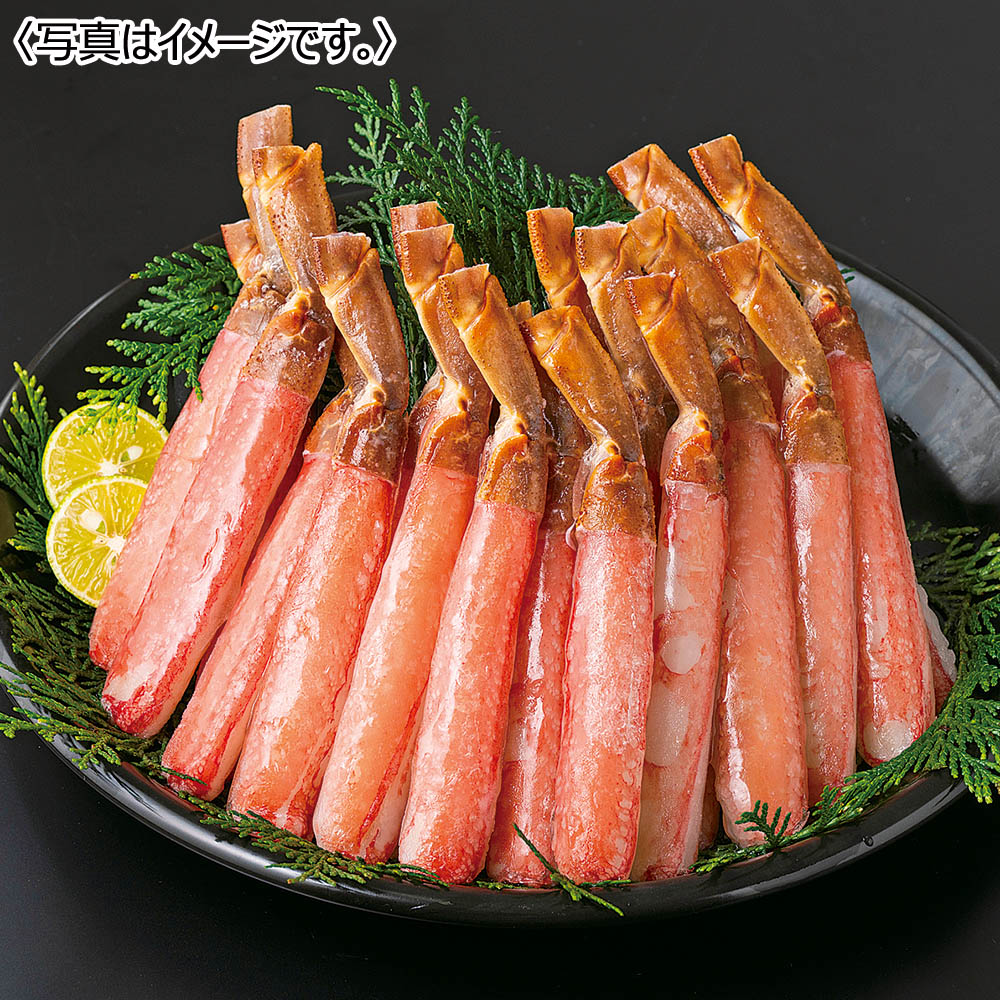 【送料無料】<キタウロコ荒木商店> 生ずわいがに棒肉ポーション化粧箱1kg