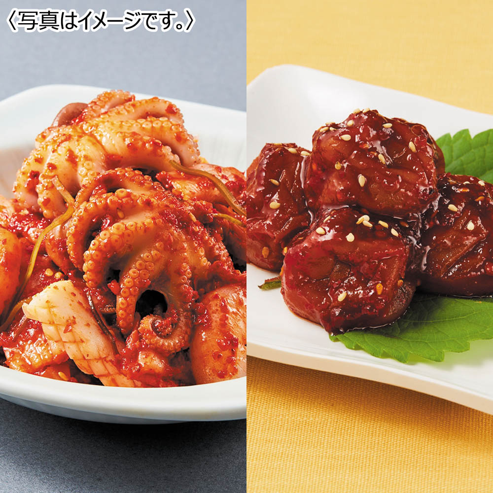 【送料込み】<沈菜館> 海鮮キムチと梅キムチセット