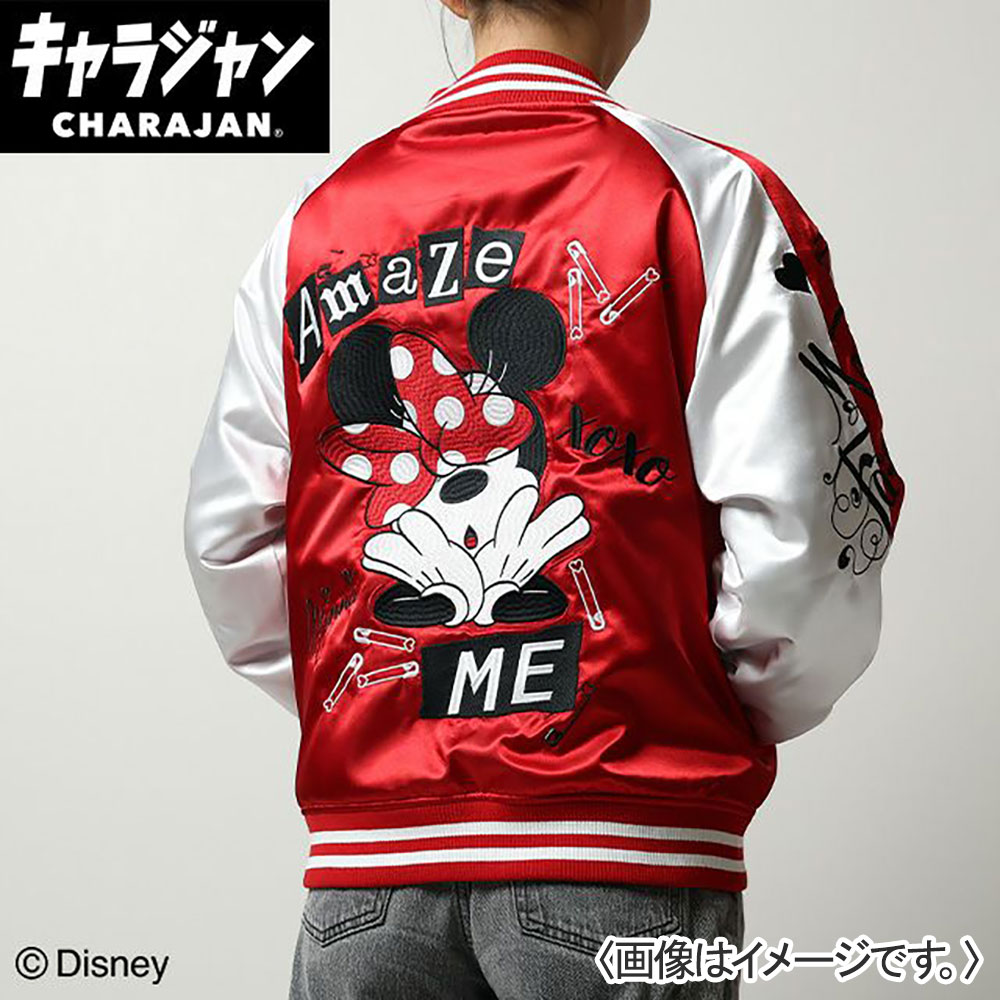 スカジャン ミニーマウスレッドガール L