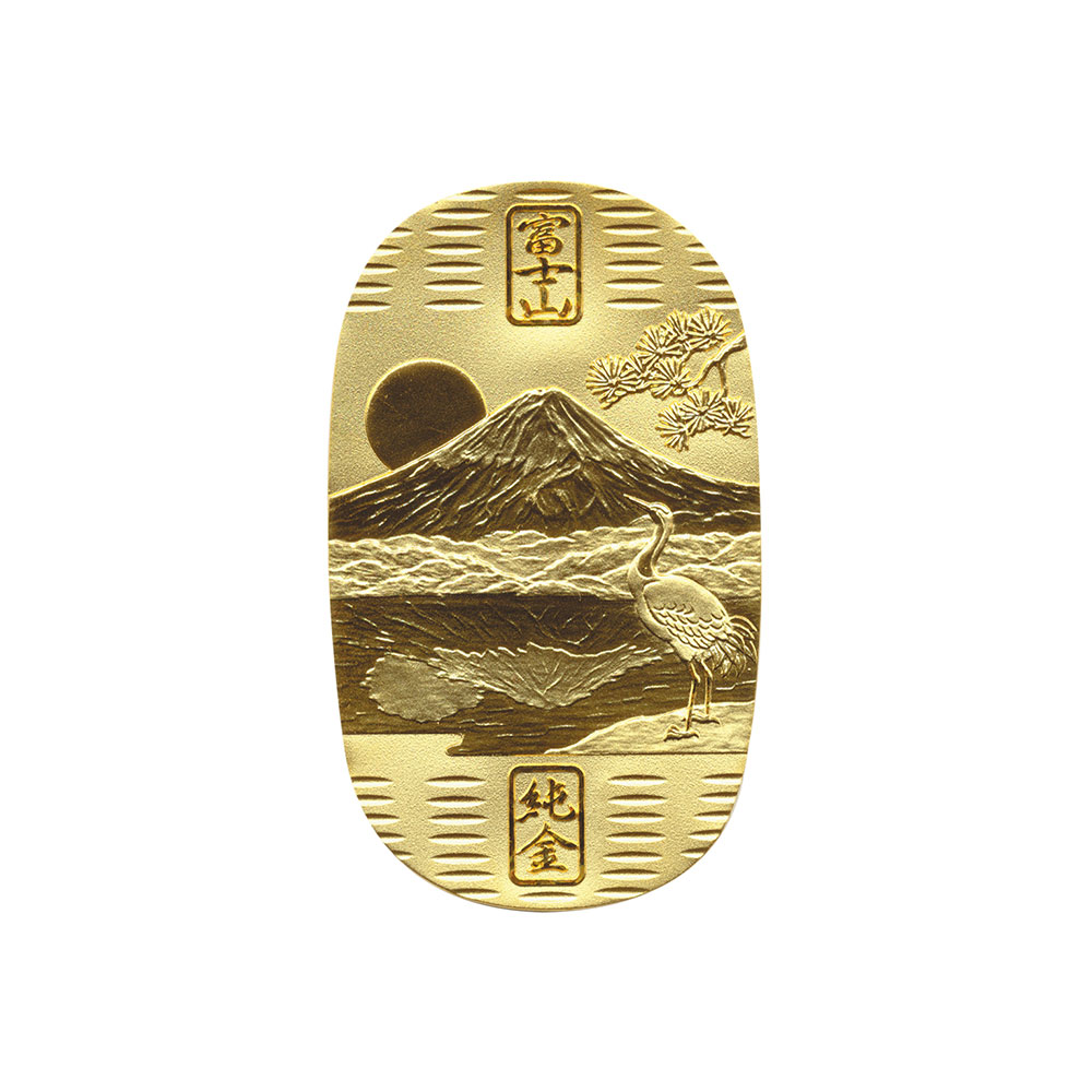 純金 鏡富士小判 30g