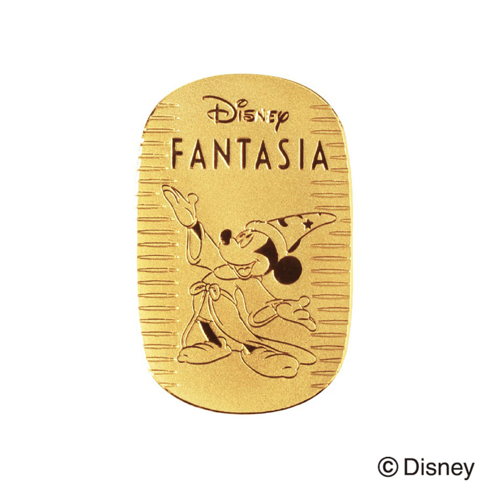 ディズニー ファンタジア 純金小判 20g