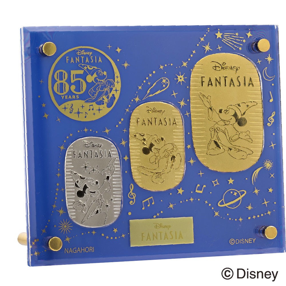 ディズニー ファンタジア85周年記念小判 3枚セット