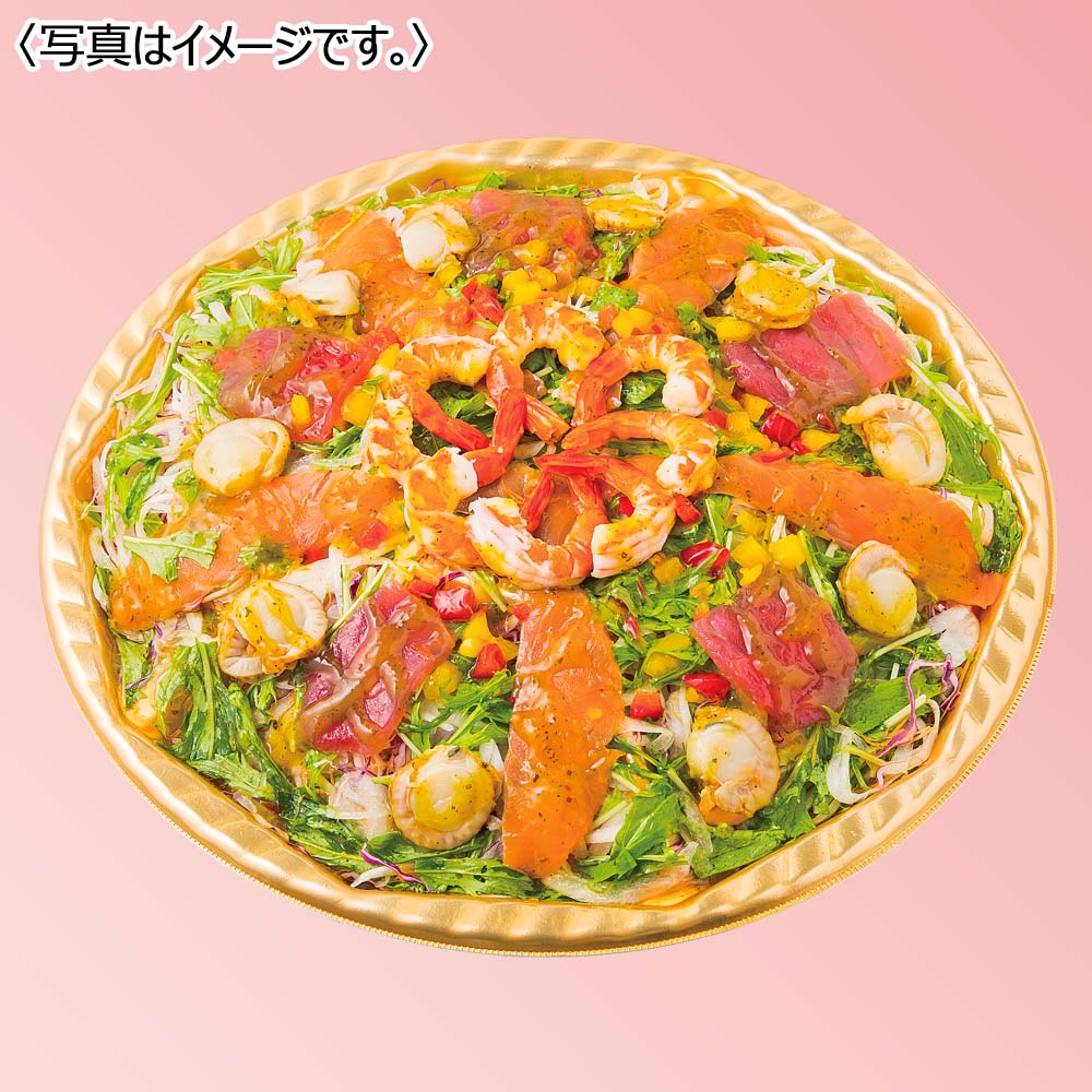 海鮮オリーブカルパッチョ