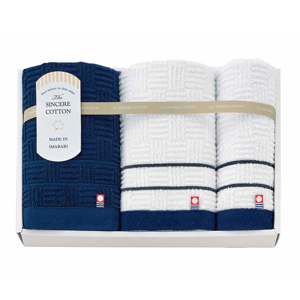 シンシアコットン フェイス・ウォッシュタオルセット