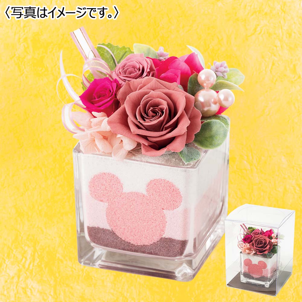 【限定50個】ディズニープリザーブドフラワー「スイート・マジック~ピーチ~」