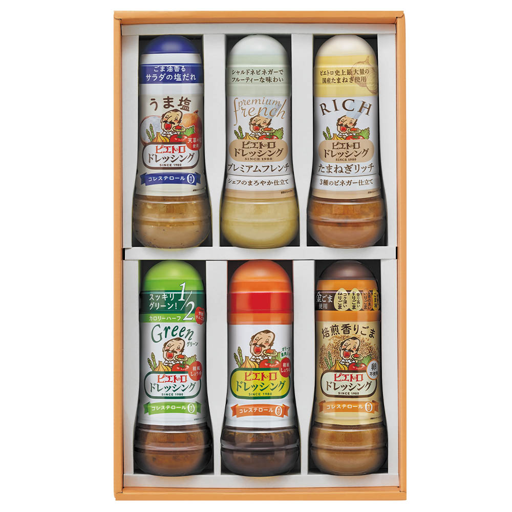 ＜ピエトロ＞ピエトロ定番ドレッシング６本セット（ＰＲ－３５Ｃ）