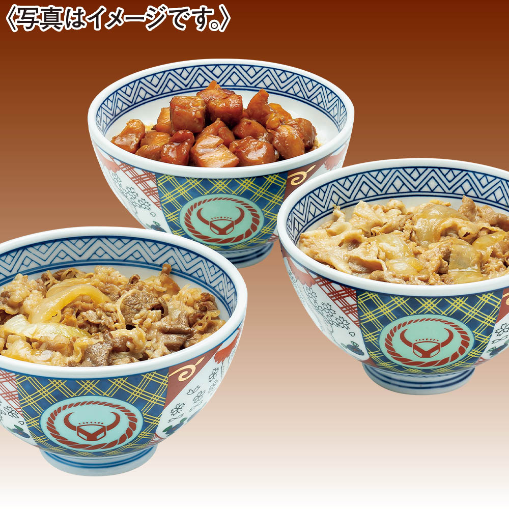 ＜吉野家＞いろいろ丼セット
