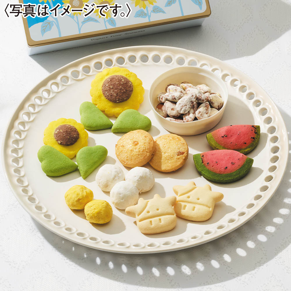 ＜ヨーグルトフォーシーズンズ＞ヨーグルトサマークッキー缶