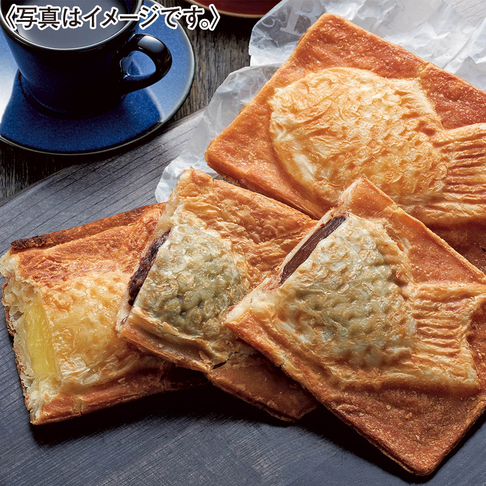 【送料込み】＜果香音＞クロワッサン鯛焼き３種セット