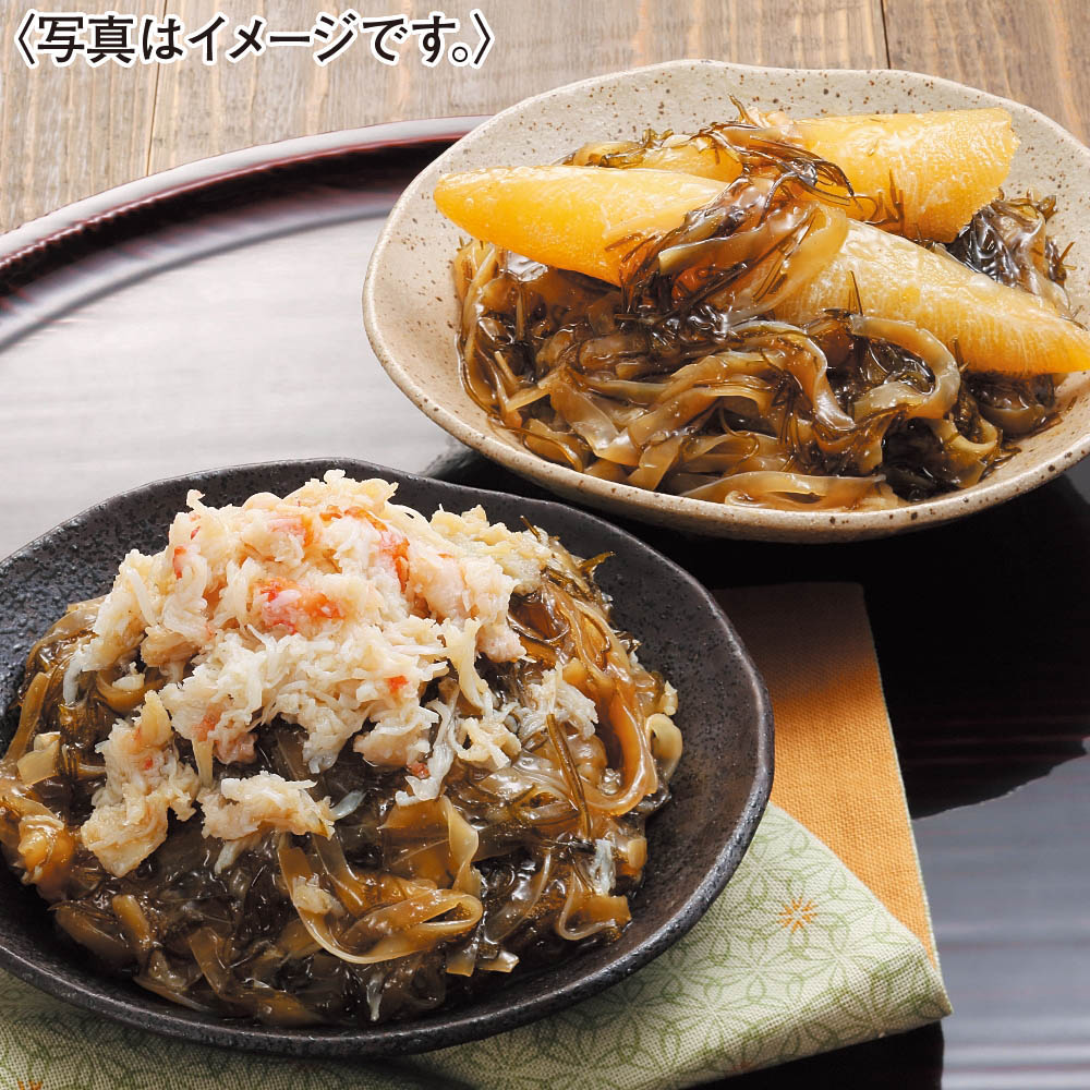 <丸中しれとこ食品>たらば松前漬&数の子松前漬セット