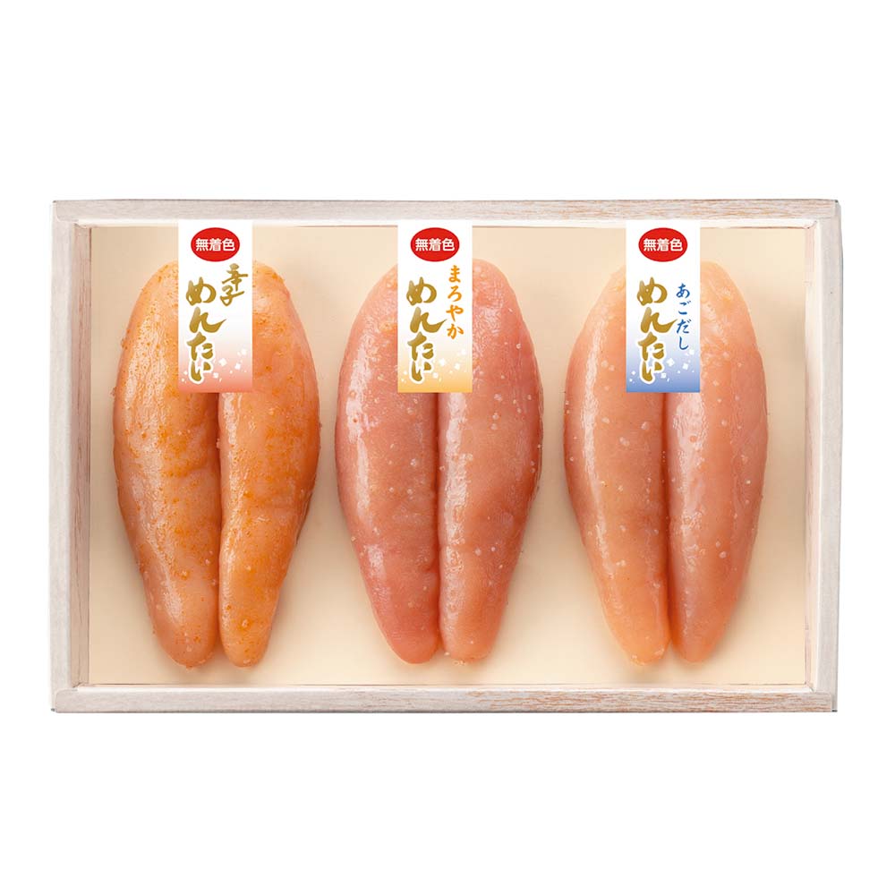 <福さ屋>無着色辛子明太子食べ比べ
