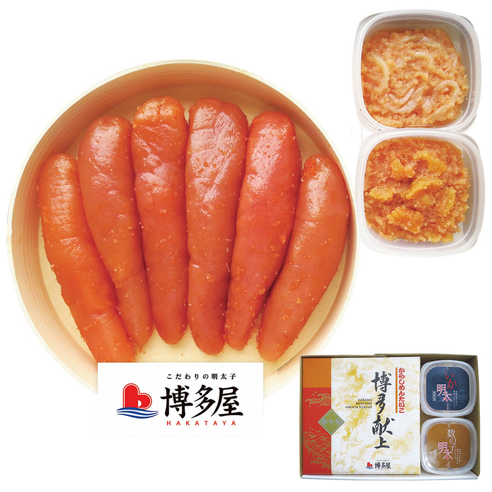 <博多屋>博多献上辛子明太子・珍味セット