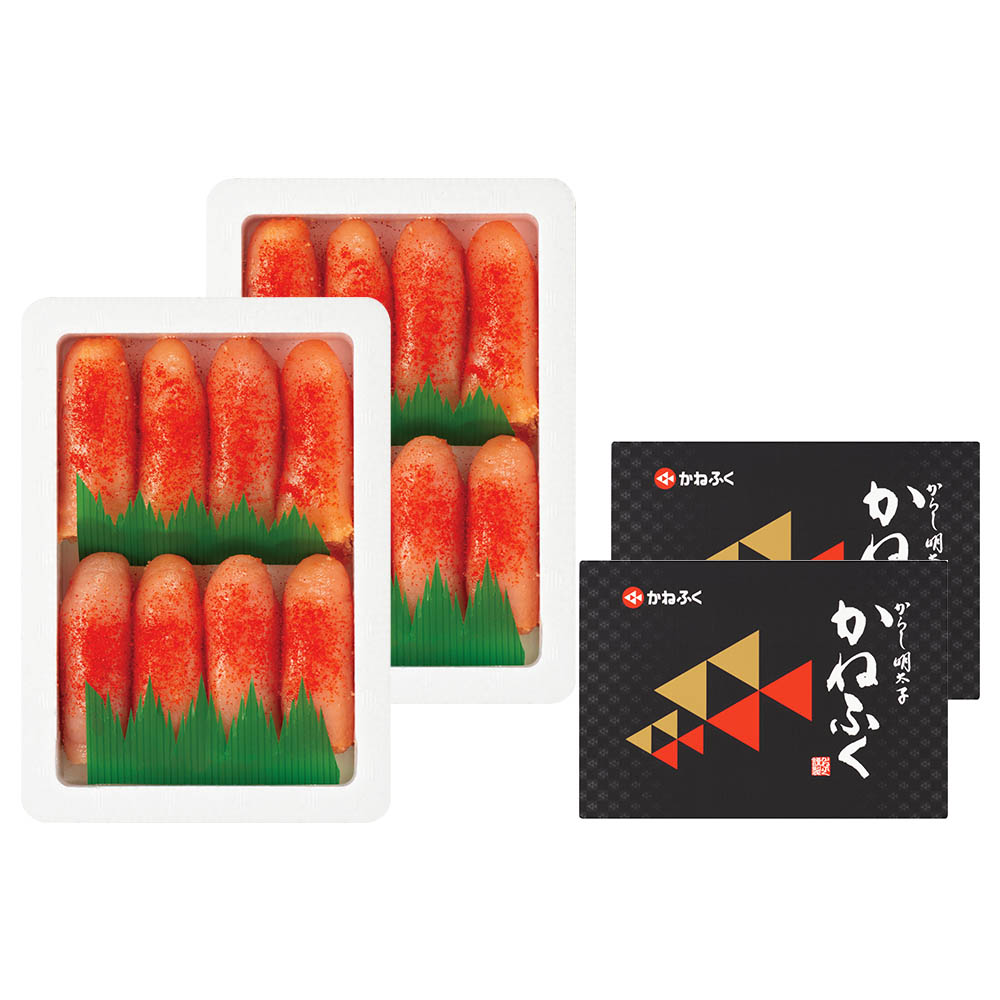 <かねふく>無着色辛子明太子 300g×2個