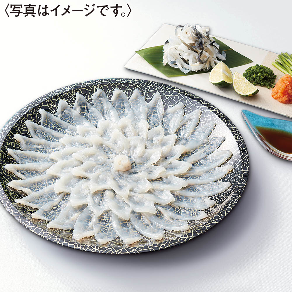 <春帆楼>とらふく刺しセット2人前