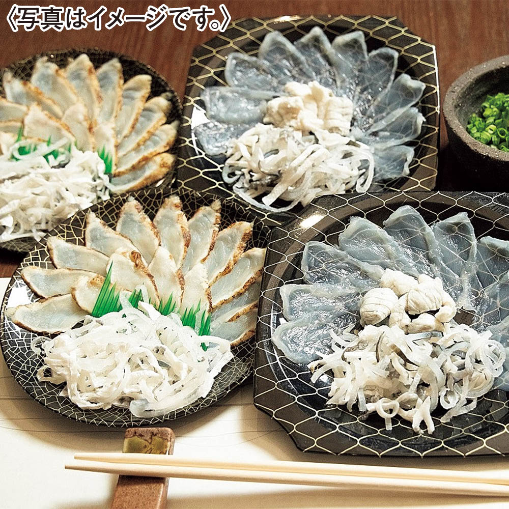 <ふく処 快>ふく刺身&タタキ刺