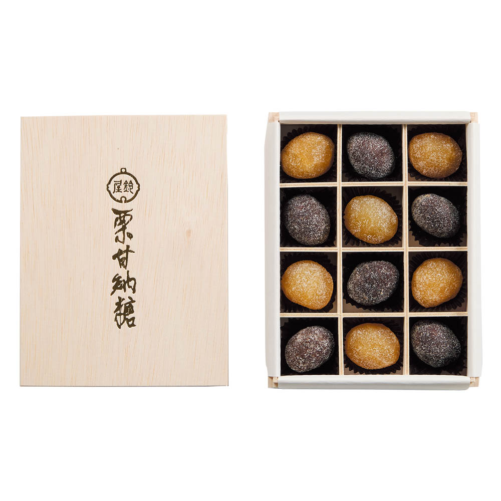 <銀座鈴屋>栗甘納糖木箱入り