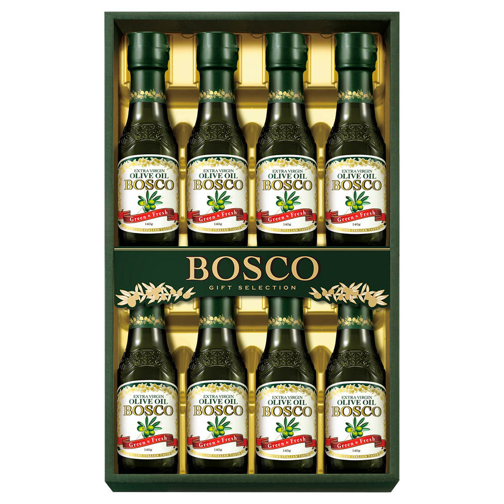 <日清オイリオ>BOSCO 早摘みグリーンオリーブが贅沢なボスコ