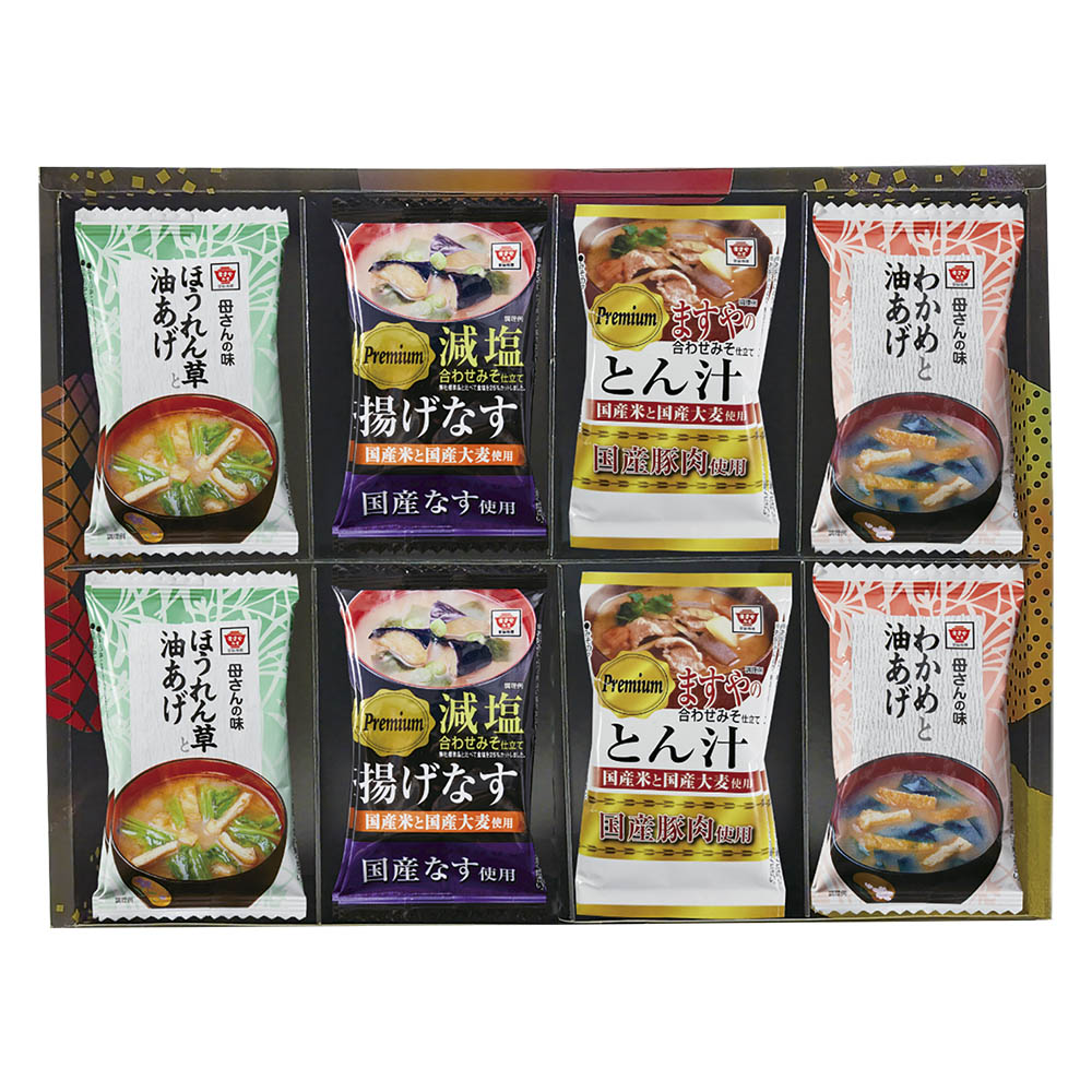 <ますやみそ>即席フリーズドライ詰合せ24食