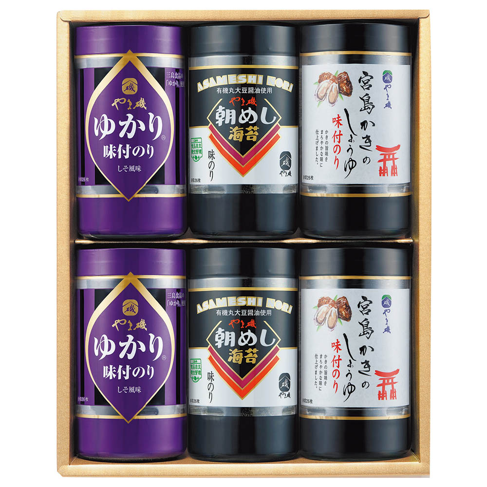 <やま磯>味付のりカップ詰合せ