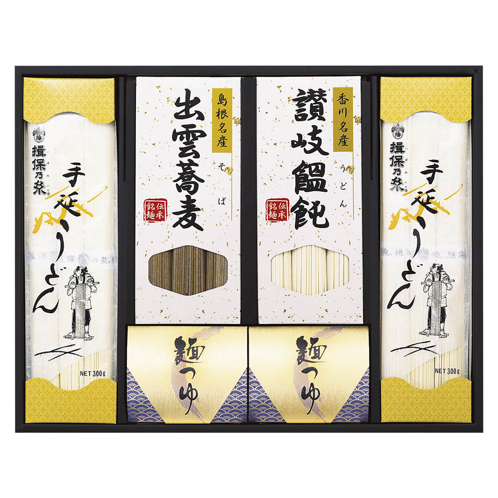 <前田産業>麺の饗宴 饂飩・蕎麦セット
