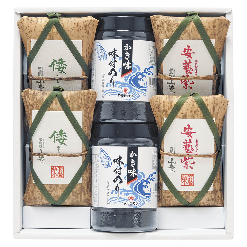 <山豊>広島菜漬・味付海苔詰合せ