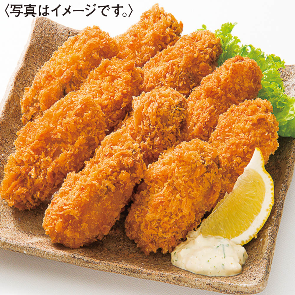 <オオノ>極鮮王冷凍かきフライ 大粒40粒(広島県産)