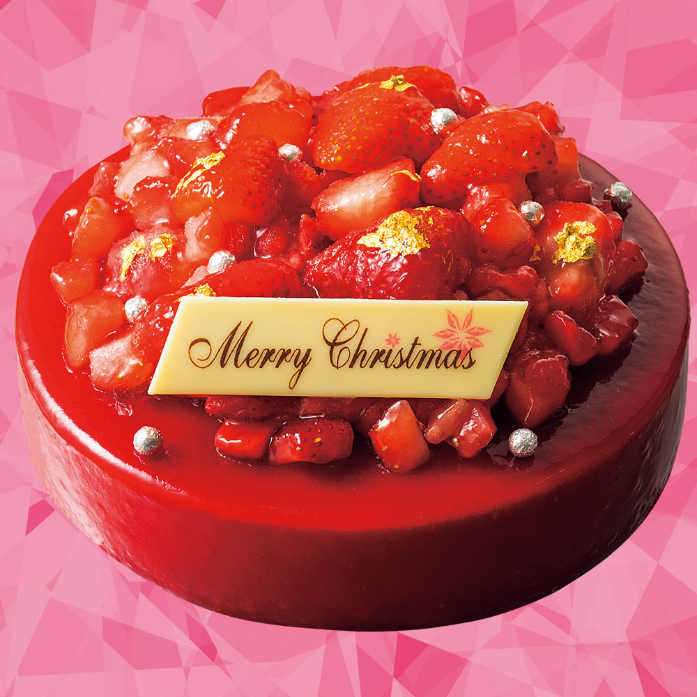 【限定1,000台】ビストロ・テ・ヴェール 深紅のドレスをまとった贅沢いちごのムースケーキ