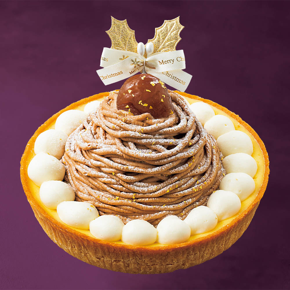 【限定1,500台】モロゾフ クリスマス イタリア栗のモンブランチーズケーキ