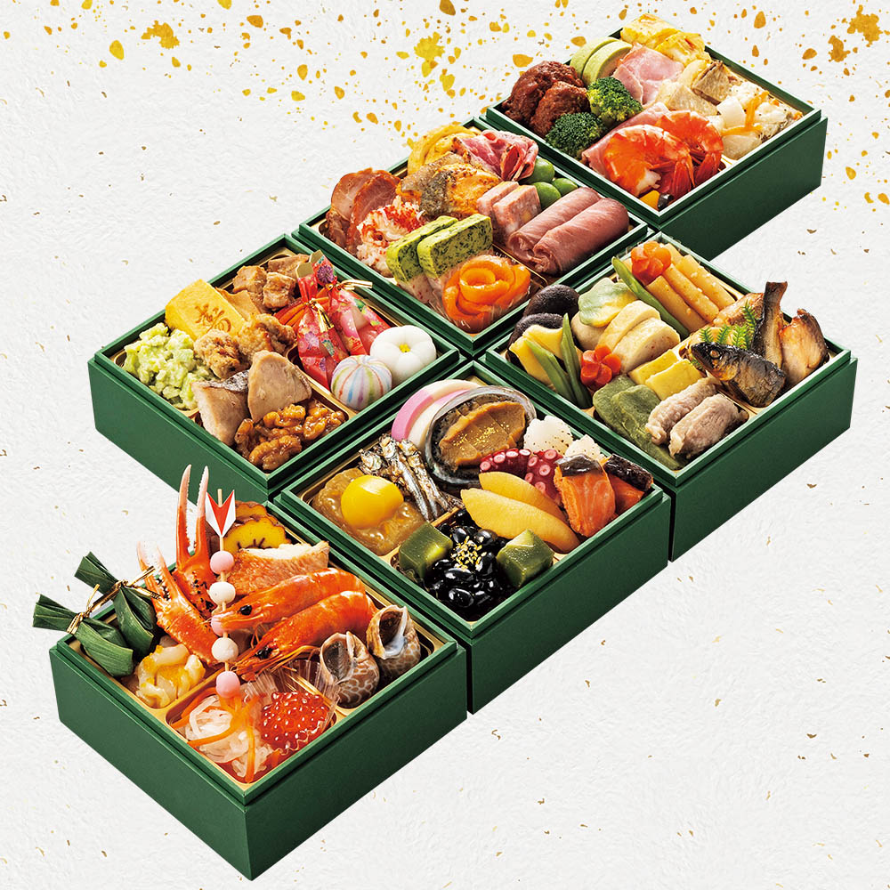 【限定100セット】京都・大原 料理旅館芹生 監修 youmeオリジナル 和洋おせち 緑寿 六段重