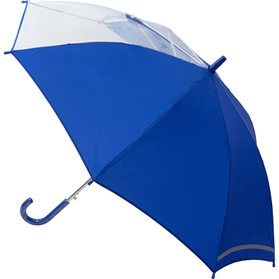 窓開き学童傘（ジャンプ傘） ブルー　58cm