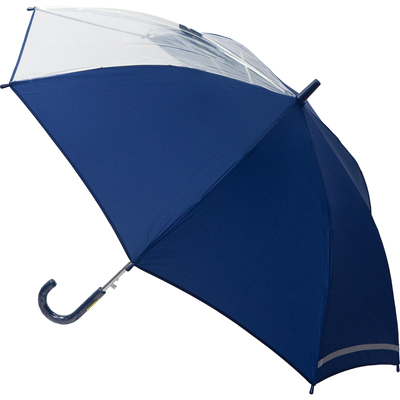 窓開き学童傘（ジャンプ傘） 紺　58cm