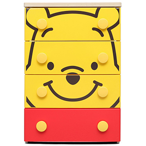 【送料込み】アイリス キャラクターチェスト <プ―さん> NHG-W554