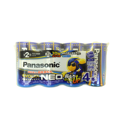 パナソニック 乾電池エボルタネオ 単2形4本パック
