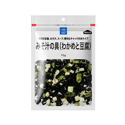ゆめイチ　みそ汁の具(わかめと豆腐)　70g