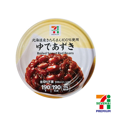 セブンプレミアム ゆであずき 190g