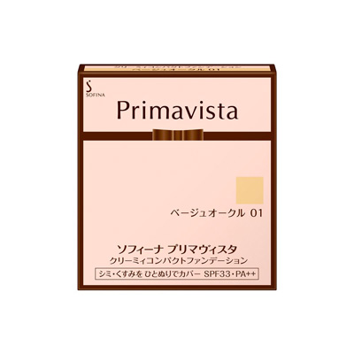 プリマヴィスタ クリーミィコンパクトファンデーション ベージュオークル01