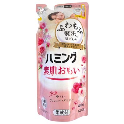 花王 ハミング素肌おもい フレッシュローズの香り つめかえ用 480ml