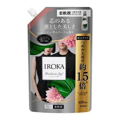 花王 IROKA ハンサムリーフ つめかえ用 650ml