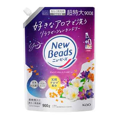 花王　ニュービーズ　ジャスミン&ムスクの香り　つめかえ用　900g